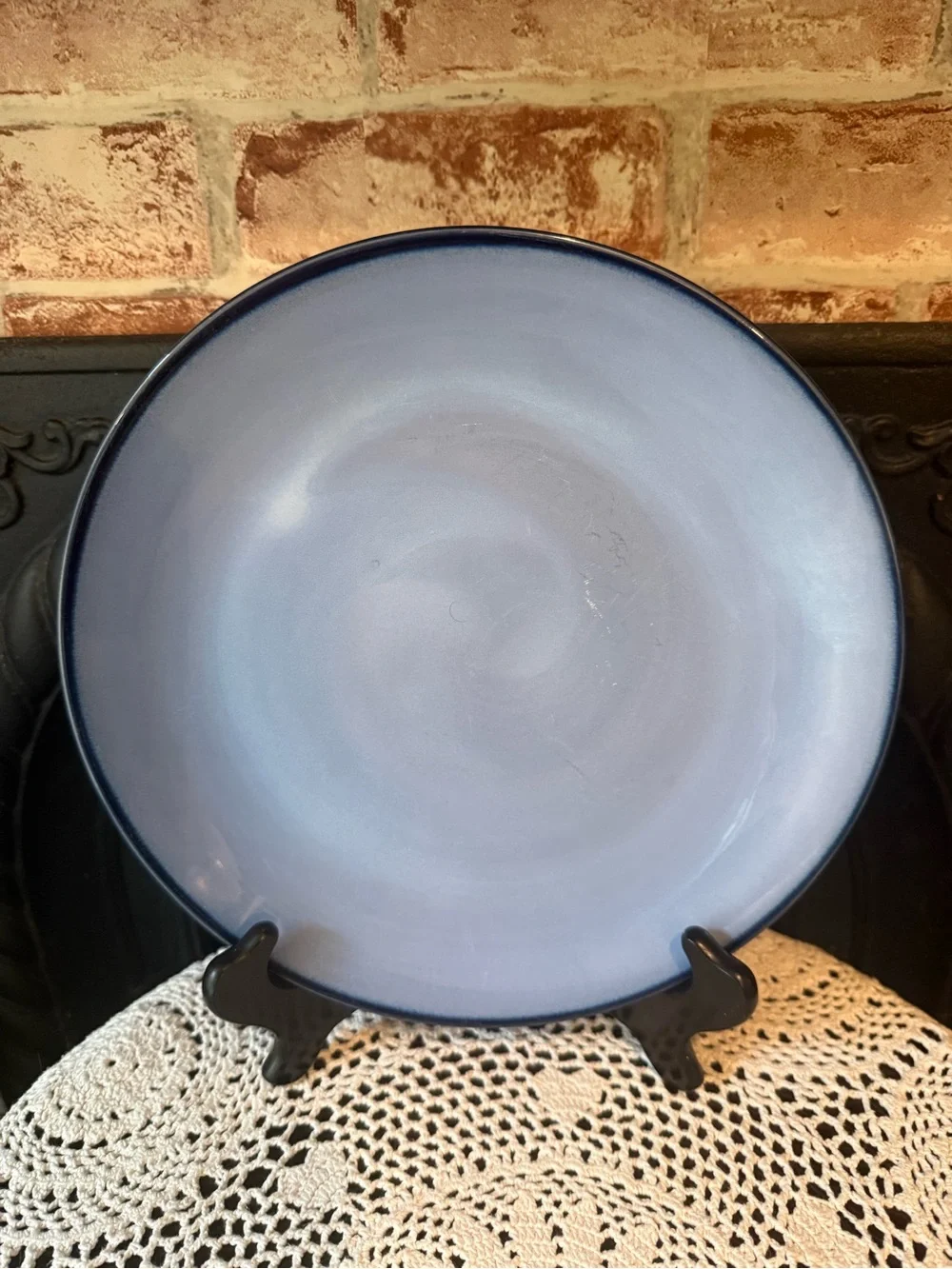Sango 10.5” Nova Blue Dinner Plates - Set of 2